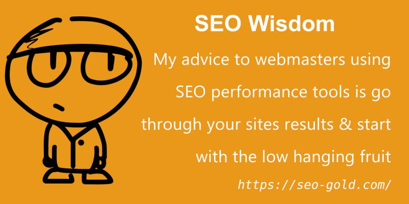 Advice to Webmasters Using SEO Performance Tools
