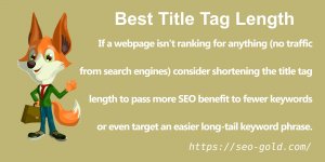 Best Title Tag Length