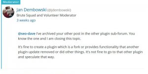 Wordpress Forum Brute Squad and Volunteer Moderator Notice