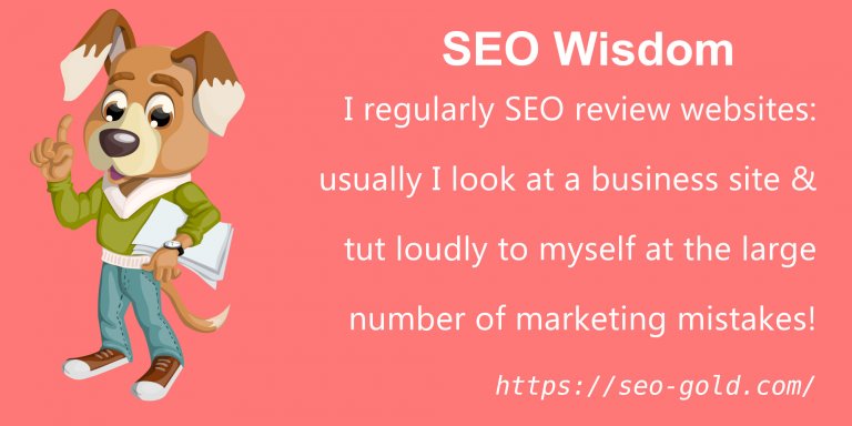 Business Sites with SEO Marketing Mistakes