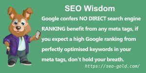 Google Confers No Direct Search Engine Ranking Benefit from Meta Tags