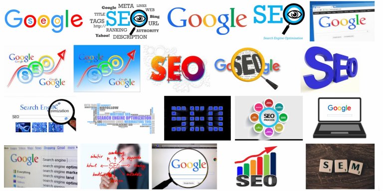 Google SEO Logos