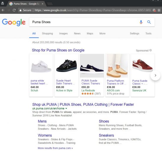 Google Shopping Sponsored Ads
