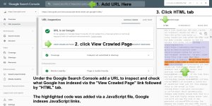 Google URL Inspection Tool Shows JavaScript Rendered Links