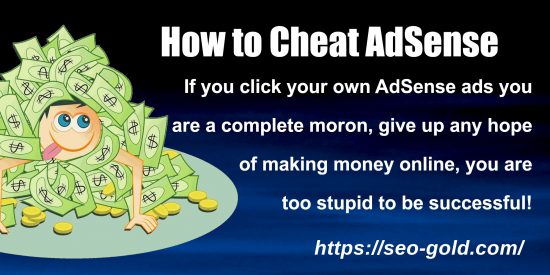How to Cheat AdSense