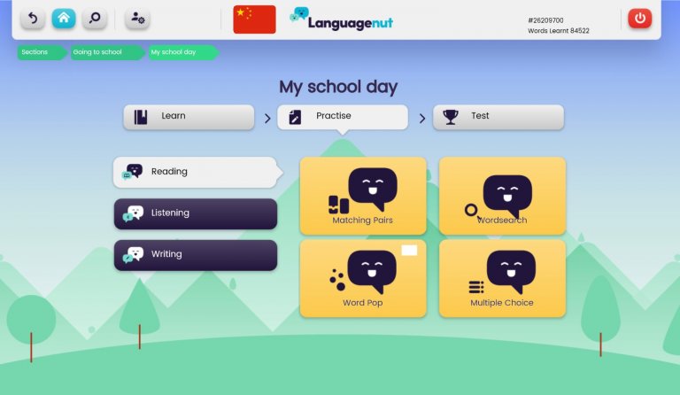 Languagenut Mandarin Language Practice Games