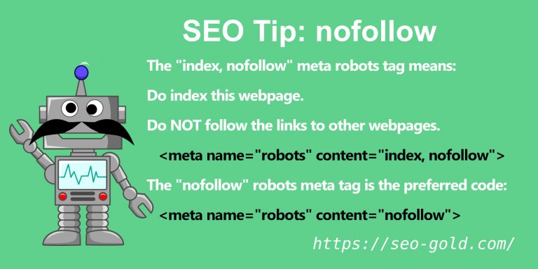 meta name=robots content=index, nofollow