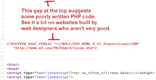 PHP Whitespace