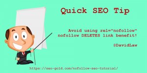 Quick SEO Tip Nofollow Deletes Link Benefit