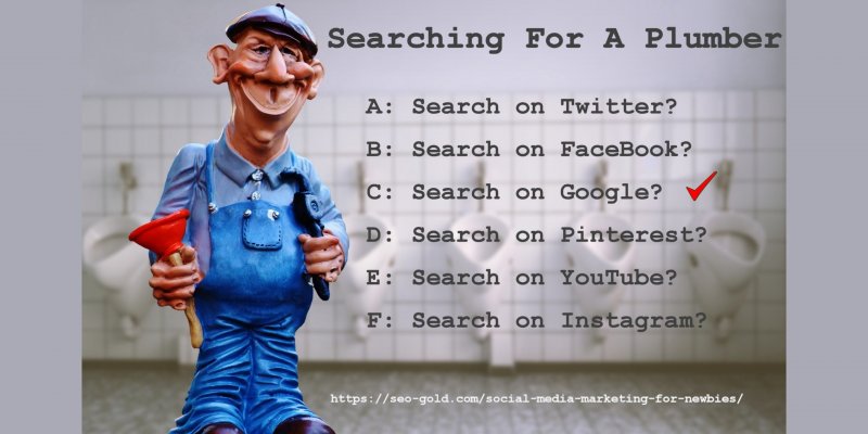 Searching for a Plumber on Social Media