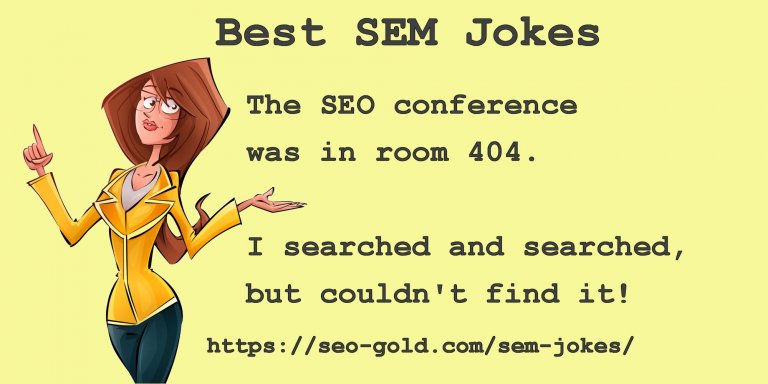 SEO Conference Room 404 Joke
