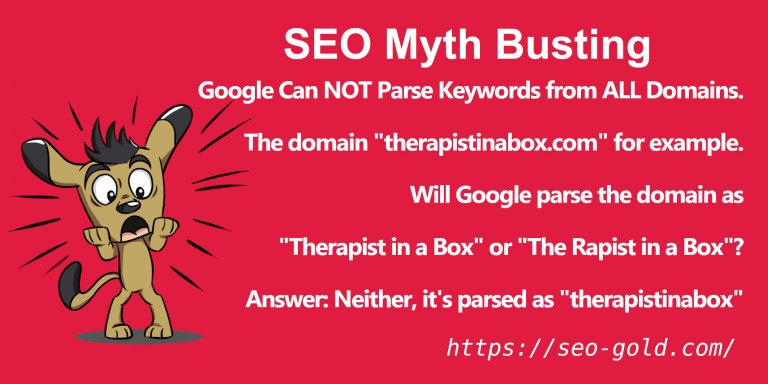 SEO Myth: Google Can Parse Keywords from ALL Domains