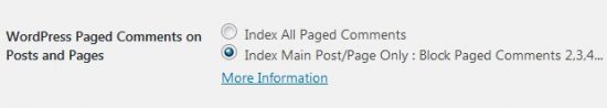 Stallion WordPress SEO Plugin Index First Paged Comment