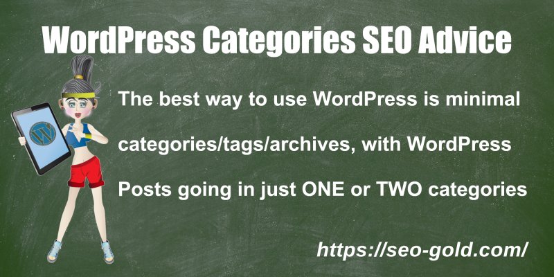 WordPress Categories SEO Advice