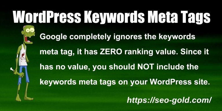 WordPress Keywords Meta Tags