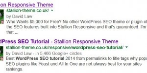 WordPress SEO Tutorial Google Search