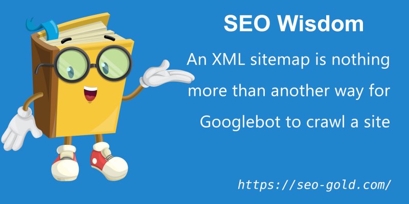 An XML sitemap is a Way for Googlebot to Crawl a Site