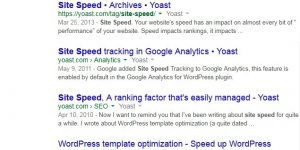 Yoast Site Speed