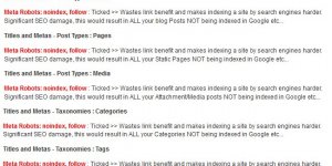 Yoast WordPress SEO Plugin SEO Damage